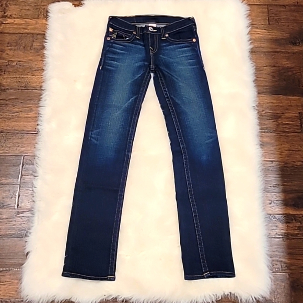 True Religion Dark Wash Girls Jeans